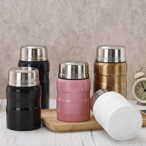 

dinnerware sets 500ml/750ml vacuum stew beaker insulated lunch box soup pot spoon keep warm cold porridge for kids