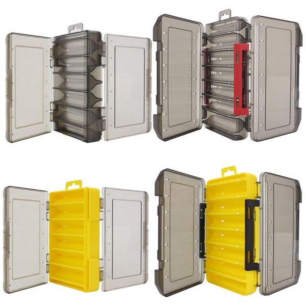 

fishing box many compartments accessories lure hook boxes storage double sided high strength tackle