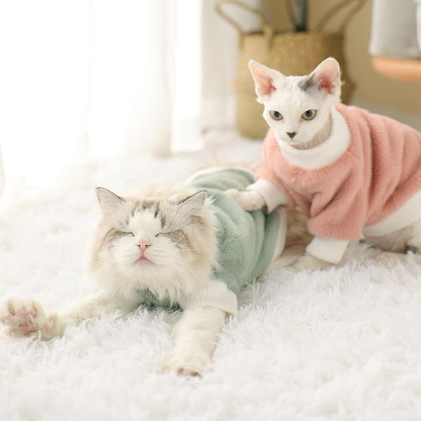 

cat costumes dog clothes winter warm sphinx hairless costume puppy hoodies sweet outfit sphynx ching supplies
