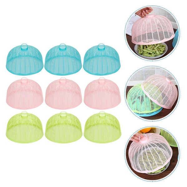 

soap dishes 9pcs round dish cover dining table kitchen vegetable