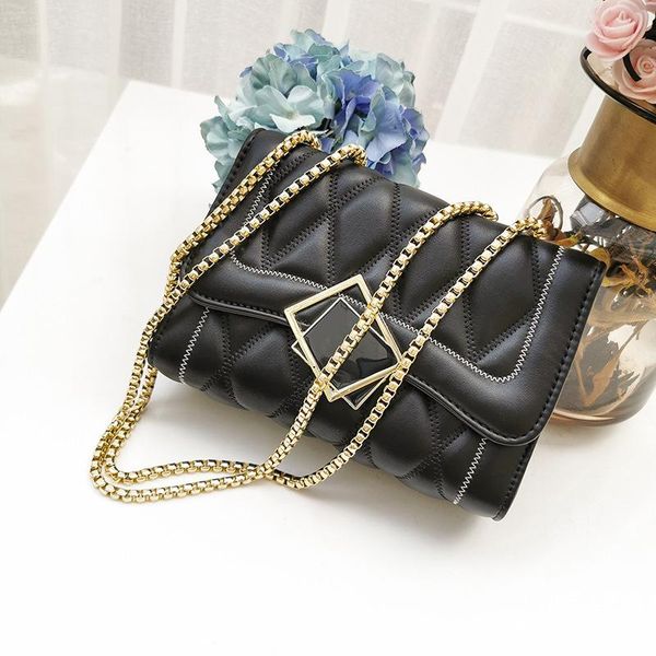 

evening bags bag women's 2021 leather messenger handbag envelope casual tassel shoulder chain small square
