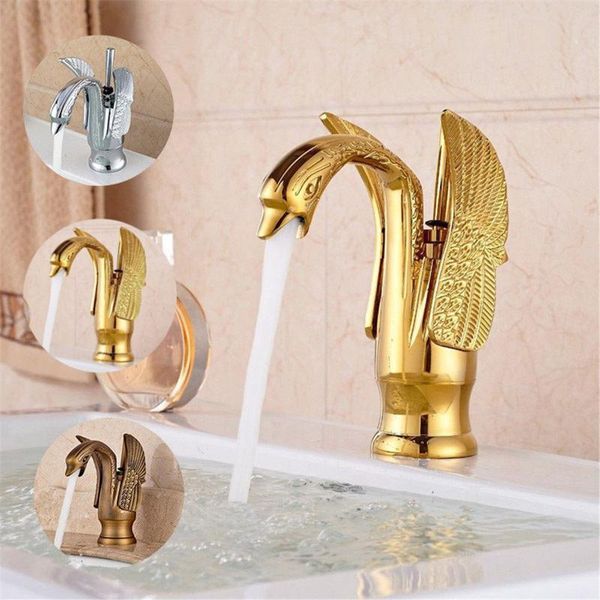 

bathtub faucets basin swan faucet bathroom luxury european style carving vanity sink mixer taps deck mounted single lever/hole &cold