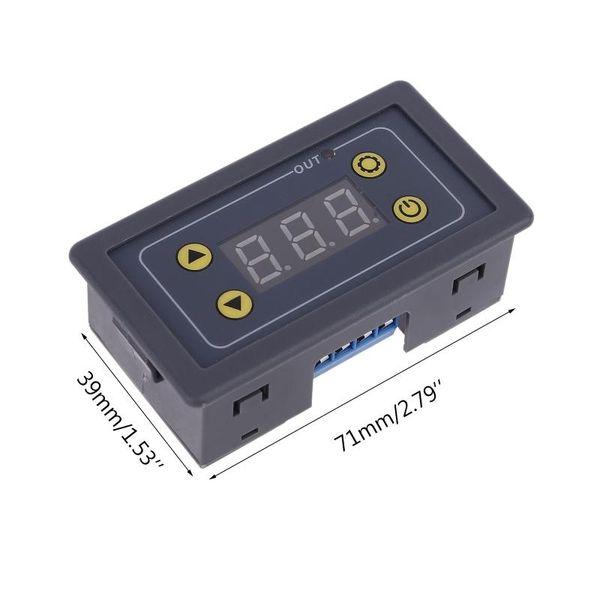 Timer DC 5V 12V 24V AC 110V 220V Tempo di ritardo Modulo relè Temporizzazione Ciclo Timer Controllo Goccia