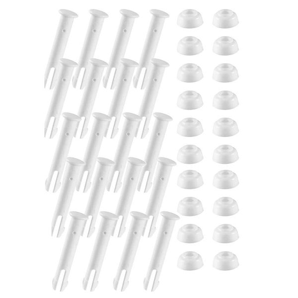 

pool & accessories 20pcs abs joint pins, 6cm/2.36in cap set seals for intex swimming replacement parts 28270-28273