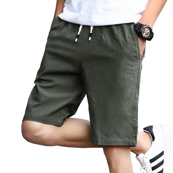 

men's shorts 5xl 4xl plus size mens summer casual men cotton fashion style man male beach, White;black