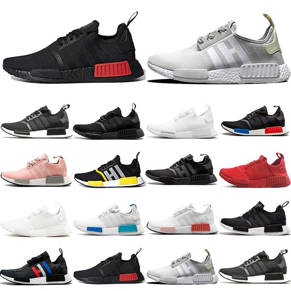 

new running shoes r1 mens womens black white bred cream og thunder red blue pink outdoor sports walking trainers sneakers size 36-45