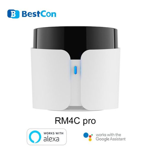 

broadlink con rm4c pro mini smart home wifi+ir+rf universal intelligent remote control works with alexa google controlers