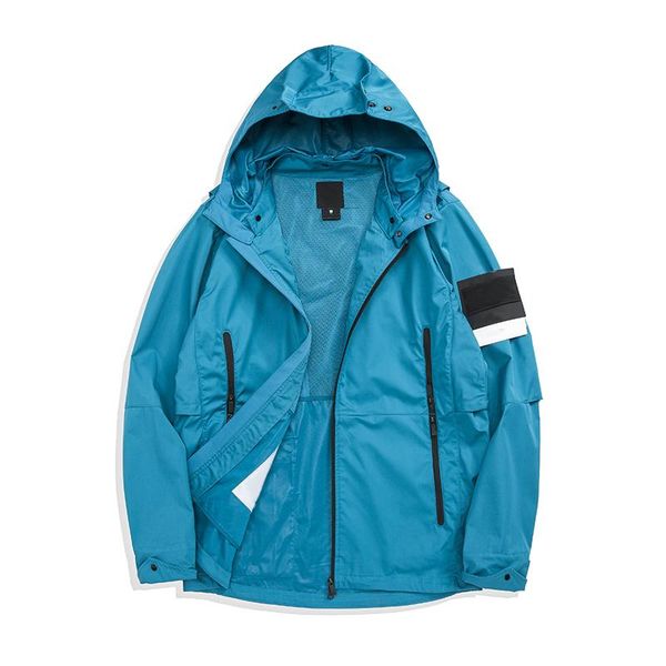 

men's jackets ningchunwenhao 2021 edition classic compass patch jacket trench coat hip hop street style pocket, Black;brown