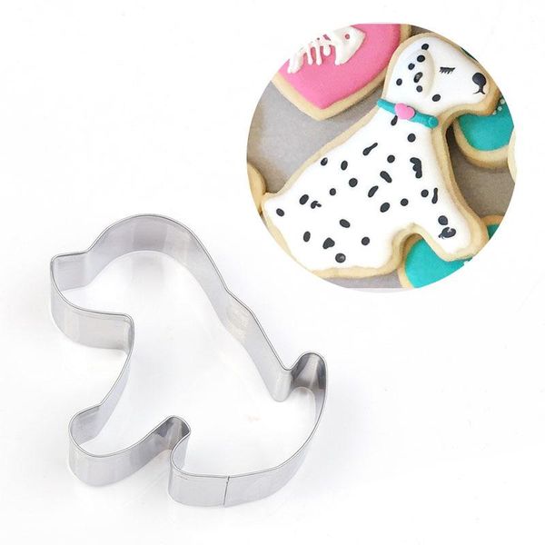

baking moulds sit dog cookie cutter stainless steel biscuit knife fruit cut kitchen tools embossing printing