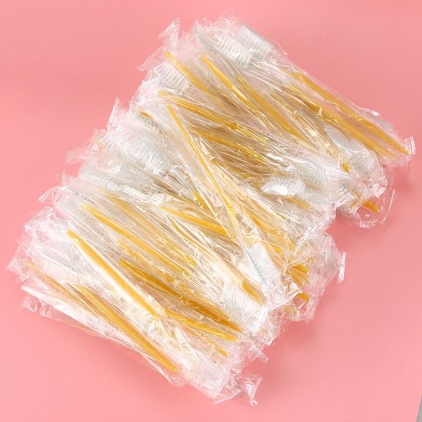 

toothbrush holders 100 individually packed toothbrushes or child disposable travel toothbrushes, toiletries