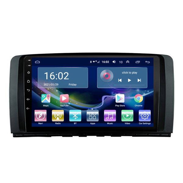 Видеоплеер автомобильный радиовигационный стерео GPS Android для Benz R 2006-2014 мультимедиа