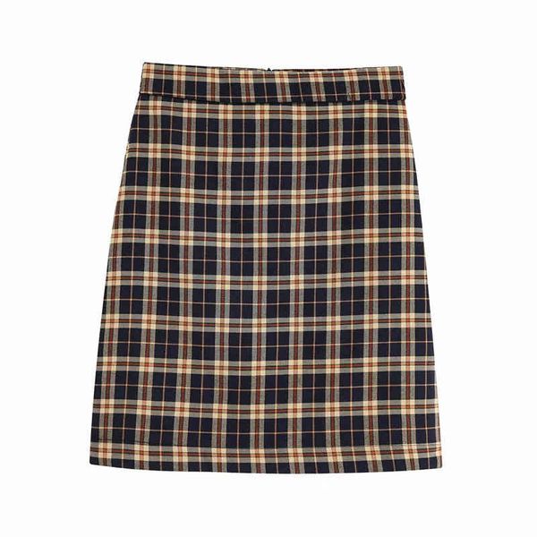 

skirts women fashion plaid cotton mini female casual high waist autumn staright skirt faldas mujer moda 2uw6, Black