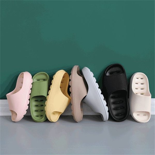 

jianbudan home slipper's men indoor comfort soft bottom non-slip bathroom thick sole flat slipper slides 211023, Black