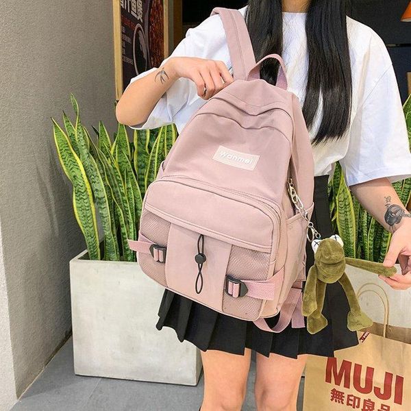

backpack women for teenage girls 2021 summer fashion female casual school students shoulder bags sweet travel backpacks