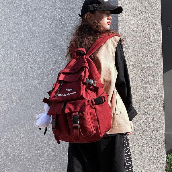 

backpack japanese harajuku women&men casual backpacks mens large-capacity school bag travel women mochilas mujer