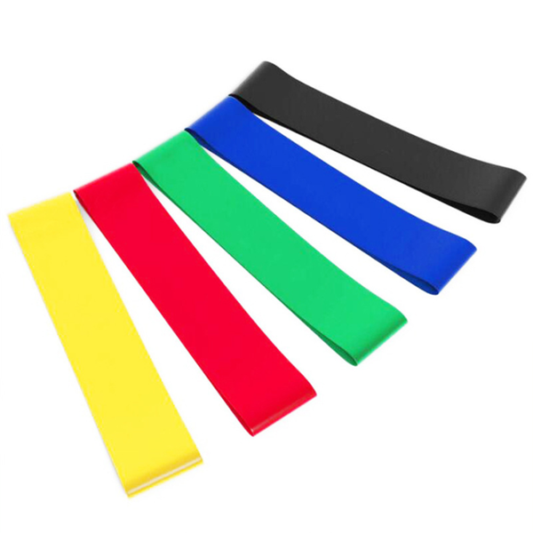 

yoga pilates stretch resistance band exercise fitness training elastic rubber natural bands