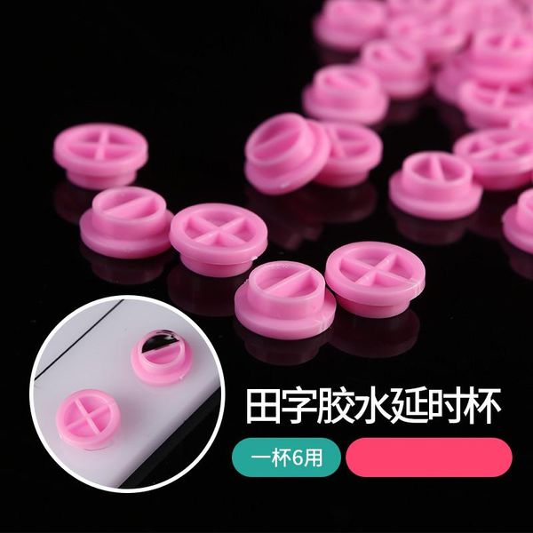 

100pcs grafting eyelash glue water drop cup delay beauty aids japanese deskfalse eyelashes