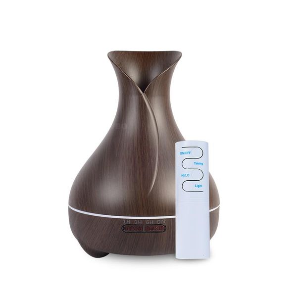 

humidifiers ultrasonic air humidifier 550ml aroma essential oil diffuser with wood grain 7 color changing led lights for office home