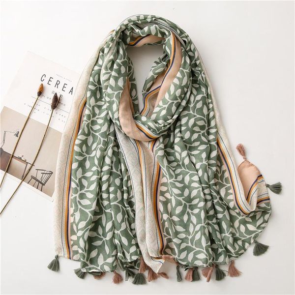 

scarves women fashion ethnic cashew floral tassel viscose shawl scarf lady wrap pashmina stole bufandas muslim hijab, Blue;gray