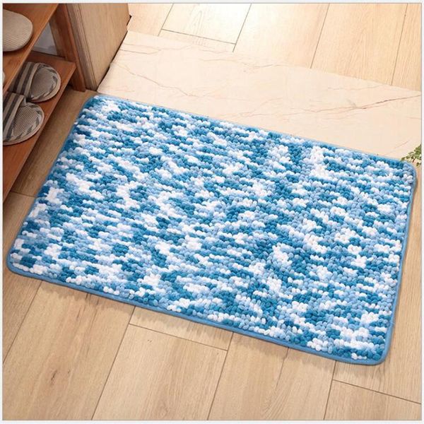 

absorbent non-slip mat in the bathroom household bedroom kitchen bedside carpets for living room two-color floor rug
