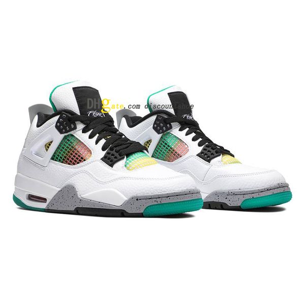 

4 rasta basketball shoes mens womens 4s sneakers q9129 100 for sale us 7-13