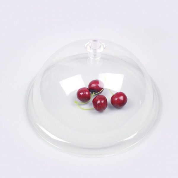 

1pc dessert protection cover restaurant lid tray tent (transparent color) kitchen storage & organization