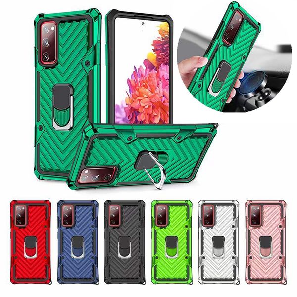 

latest models for samsung a02s a12 a32 s20 fe lg k92 k51s k40s hybird armor case with suction kickstand ring