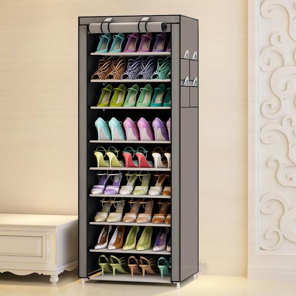 

clothing & wardrobe storage shoes cabinet diy assembly shoe shelf dustproof moistureproof large capacity rack organizer wy814
