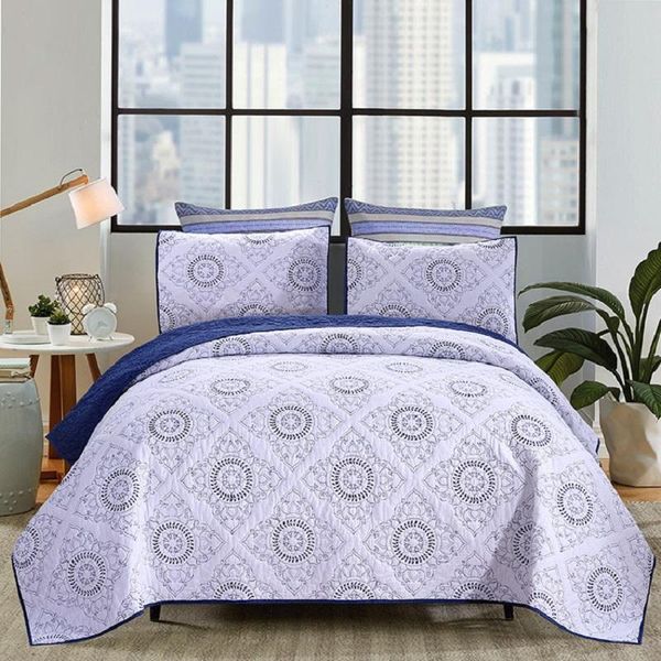 

comforters & sets quality cotton bedspread quilt set 3pcs coverlets embroidered quilts bed covers europe king queen size quilted blanket