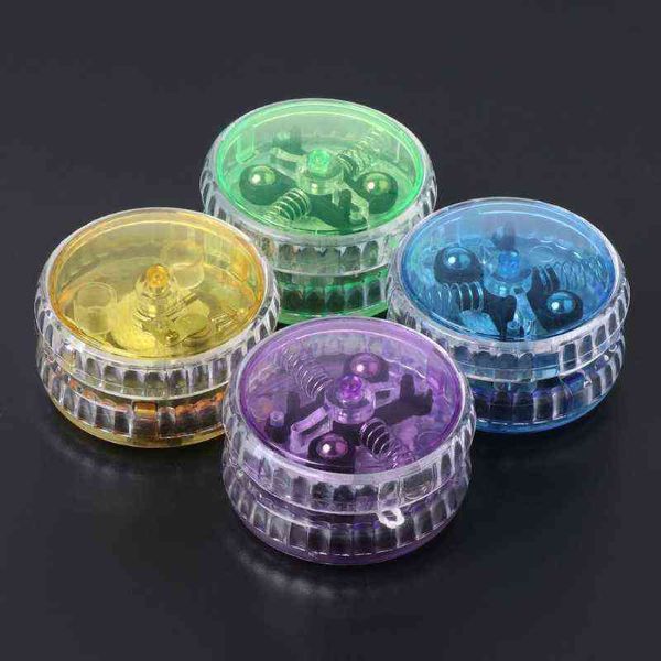 YoYo iluminar mecanismo de embreagem brinquedo yoyo truque velocidade bola crianças brinquedo 4 pcs g1225