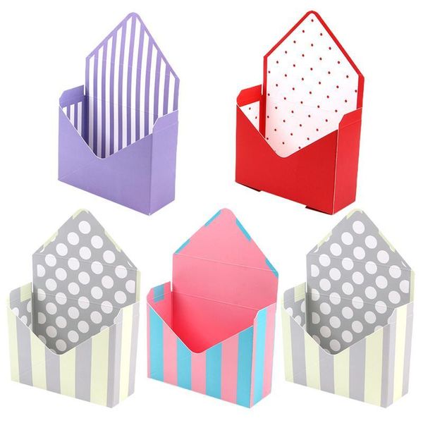 

set 5 pcs gift flower packing boxes folding envelope store decors bouquet wrapper gifts box wrap
