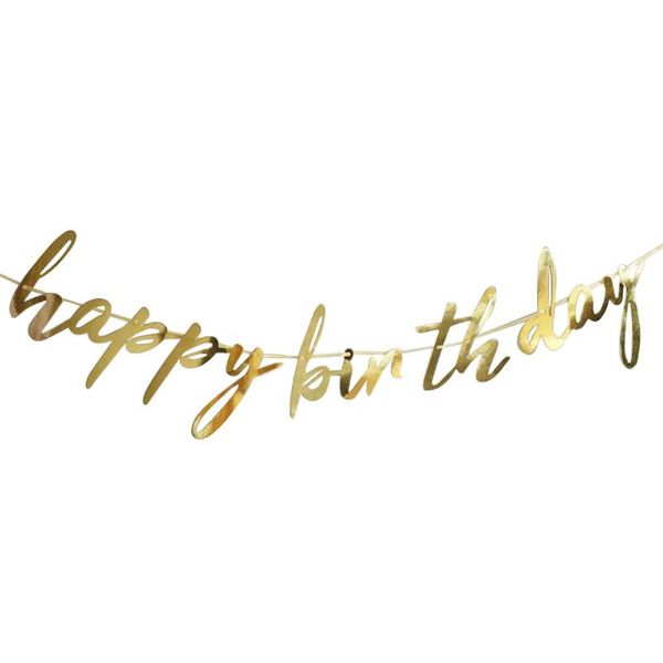 

party decoration happy birthday banner bunting paper hanging garland baby shower