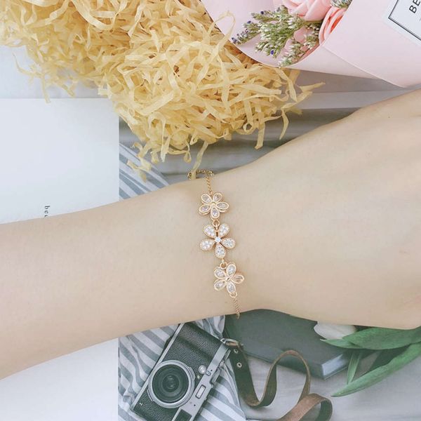 

singapore chomel bracelet fresh clover bracelet jewelry, Black