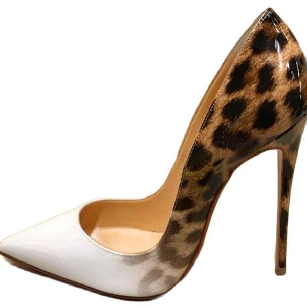 

leopard pattern womens pumps high heeled stiletto shoes fashion party heels ladies dress wine rose black beige pink