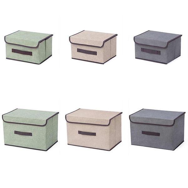 

storage bags non-woven fabric foldable boxes clothes socks toy sundries folding bins home organizer