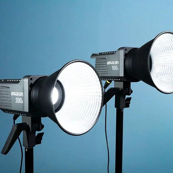 

flash heads camera light aperture amaran 100d 200d 100x 200x 5600k led video cri95 + tlci96 bluetooth application control 8 ef