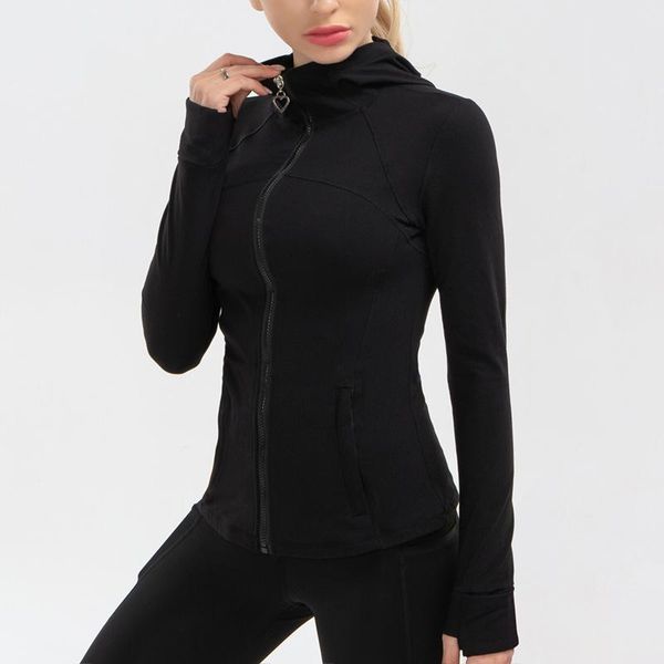 

yoga outfit 2021 arrival quick-drying long sleeve zipper fitness workout women hoodies clothes