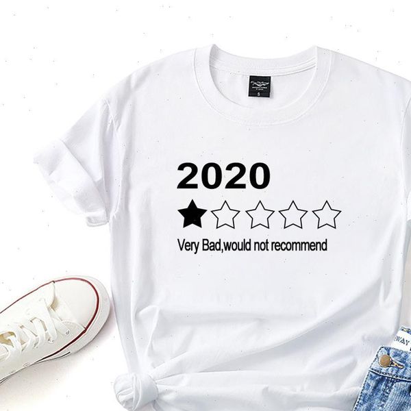 

very bad would not womens t shirt recommend humor harajuku style funny review loose student clothes, White