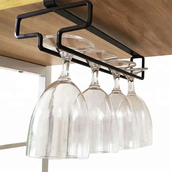 

tablewine racks metal glass rack hanging cup holder upside down bar