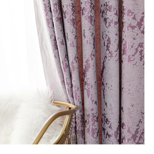 

fashion simple modern style chenille bedroom living room shading jacquard curtains curtain & drapes