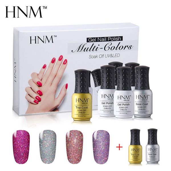 

nail art kits hnm 8ml gel varnish sets kit pure color polish set manicure uv gelpolish soak off diy