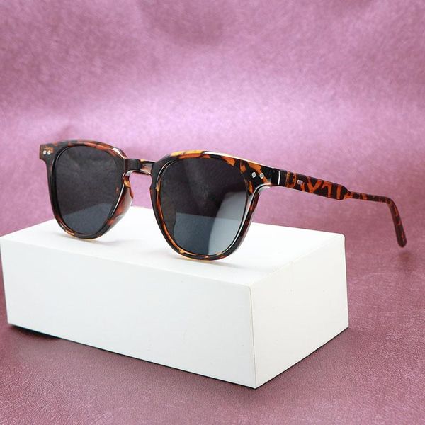 

sunglasses oval polarized for women shade leopard spot spectacle frame daily driving fishing anti glare sun glasses, White;black