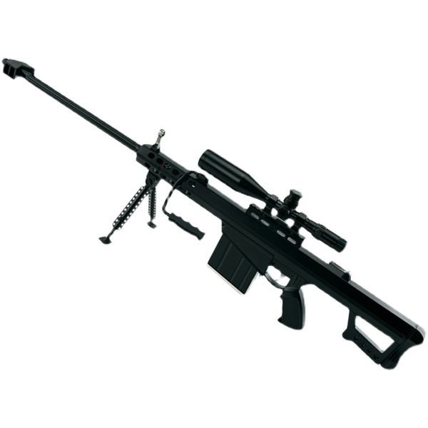 

54231: 2.05 all metal barrett m82a shell throwing sniper rifle model toy alloy detachable non launching