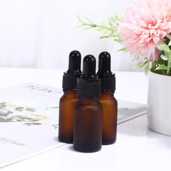 

storage bottles & jars 10pcs refillable empty bottle with dropper and cap diy supplies tool accessories essential oil perfume carrier for tr