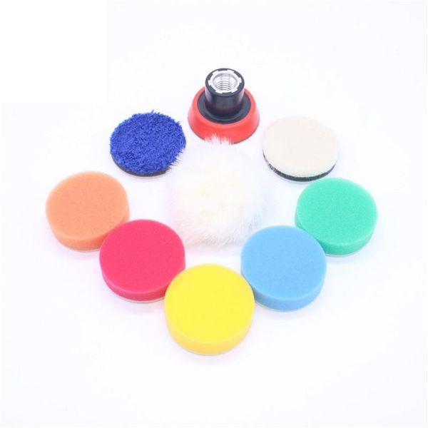

care products polishing buffer set for car polisher drill sponge kit foam waxing tool t3ef