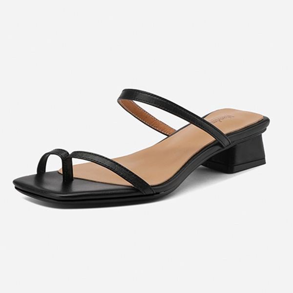 

gladiator shoes for women fashion genuine leather low heels slippers woman dress wedding party, Black