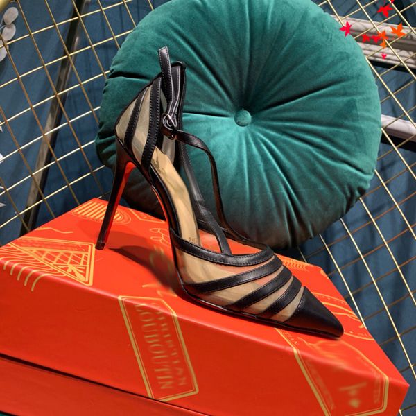 

2021 good quality fashion women luxurys designers shoes designer sandals womens luxury high heels sandal dress shoess with box size 35-41 -m, Black