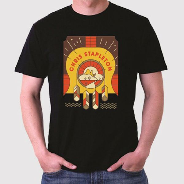 

Chris Stapleton Logo Men's Black T-Shirt Size S to 3XL, White;black