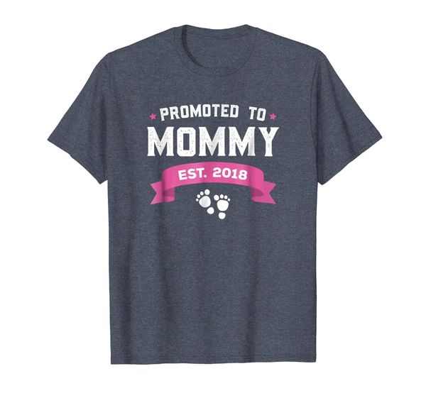 

Promoted To Mommy Est. 2018 Gift For New Mommy T-Shirt Baby, Mainly pictures