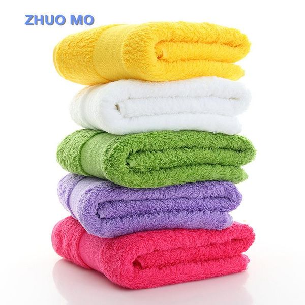 

towel 2pcs/lot cotton face towels bathroom accessories home decoration adults absorbent birthday gift travel shower